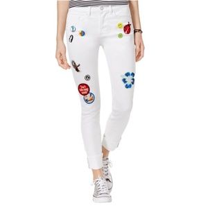 Indigo Rein White Patch Skinny Jeans 